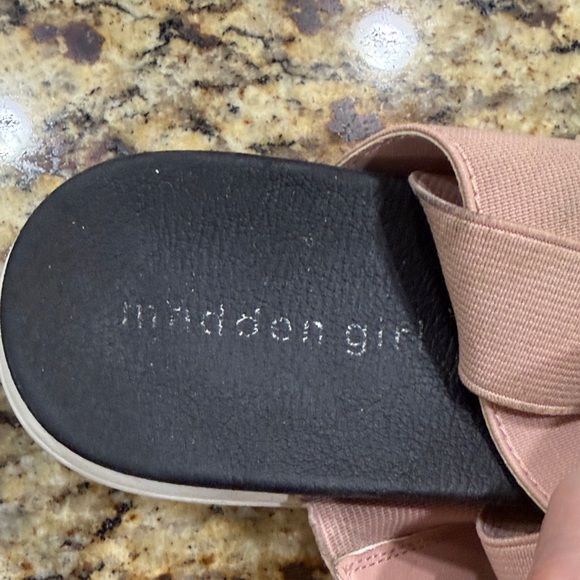 Madden Girl Pink Strap Sandals - Picture 2 of 10